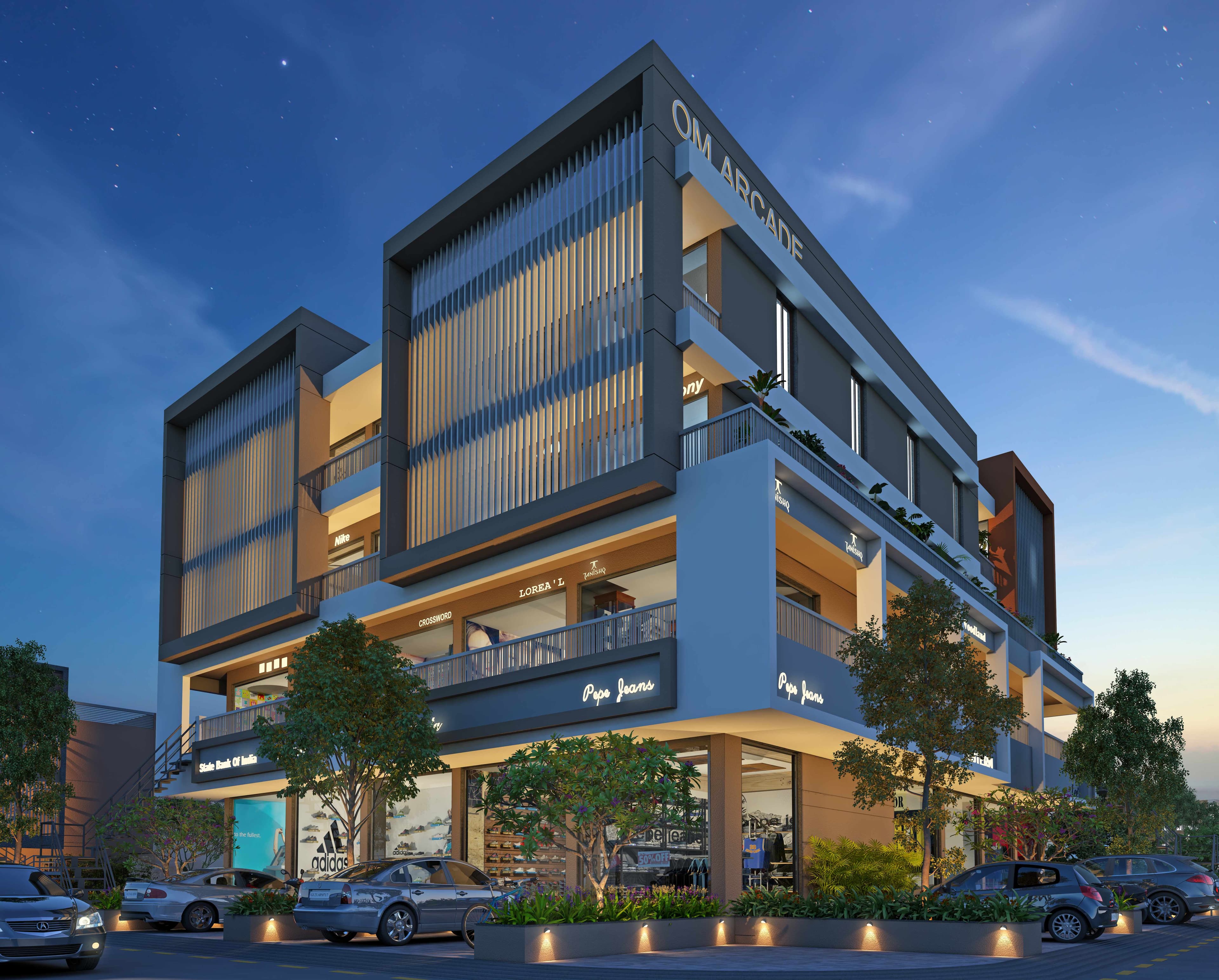 Modern architectural office space